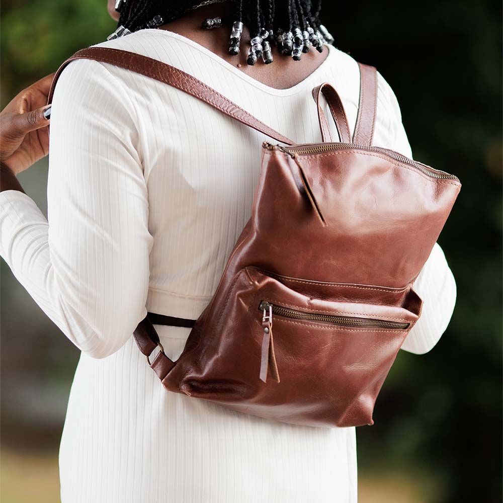 Adventure Leather Backpack Medi