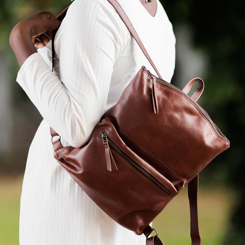 Adventure Leather Backpack Medi