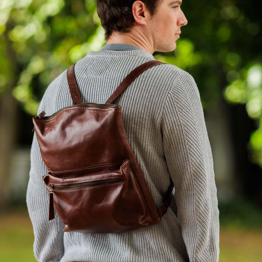 Adventure Leather Backpack Medi